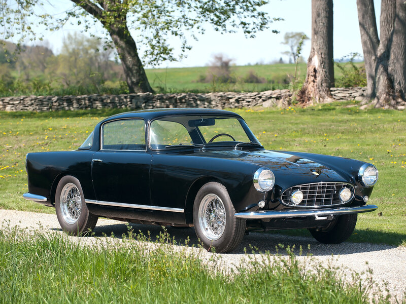 Black Vintage Car — Serene, Spring, Photograph