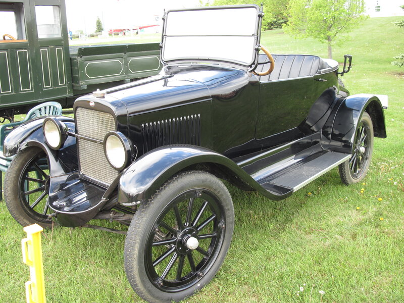 Black Vintage Car — Serene, Summer, Photograph