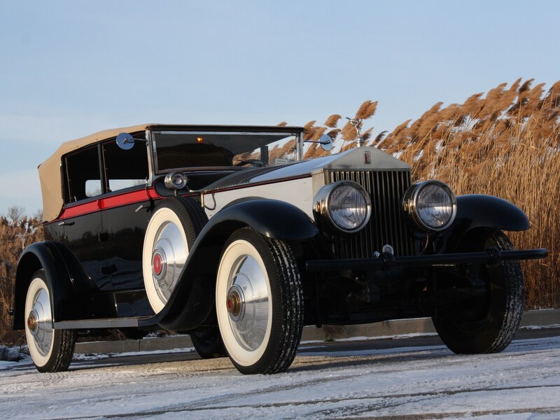Black Vintage Car — Serene, Winter, Photograph, Reeds