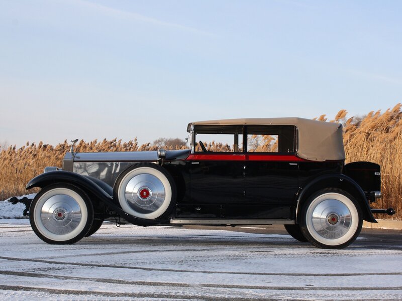 Black Vintage Car — Serene, Winter, Photograph, Snow