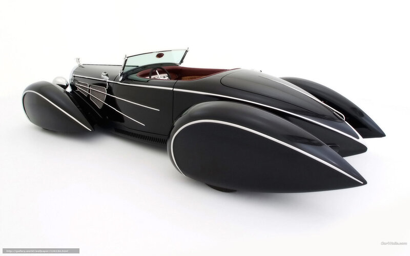 Black Vintage Car — Sleek