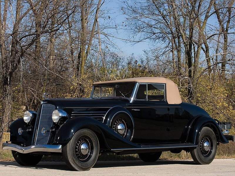 Black vintage convertible car