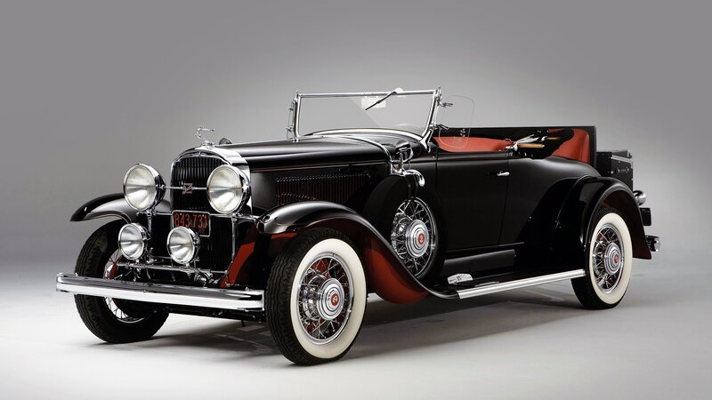 Black Vintage Convertible Car — Classic, Photograph