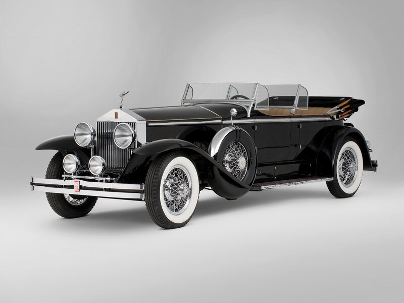 Black Vintage Convertible Car — Classic