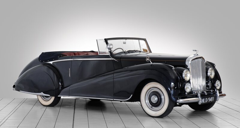 Black Vintage Convertible — Classic, Photograph, Car, White-wall Tires