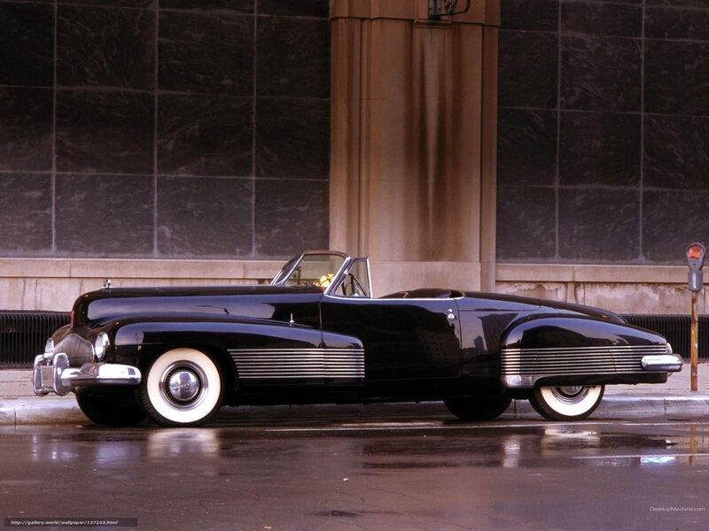 Black Vintage Convertible — Dramatic, Photograph, Building