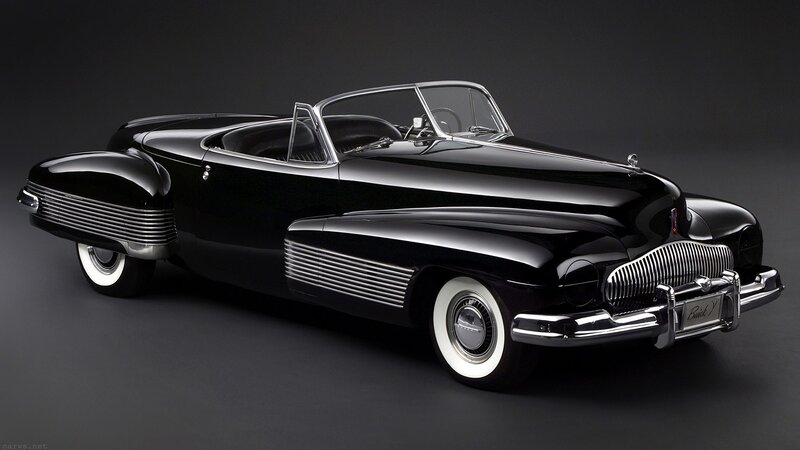 Black Vintage Convertible — Dramatic, Photograph, Car, Chrome Grille