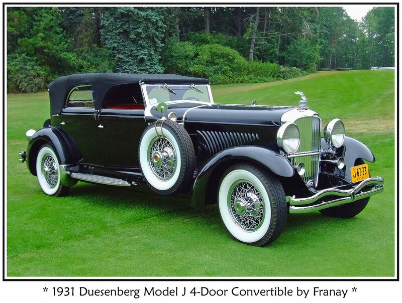 Black Vintage Convertible — Green