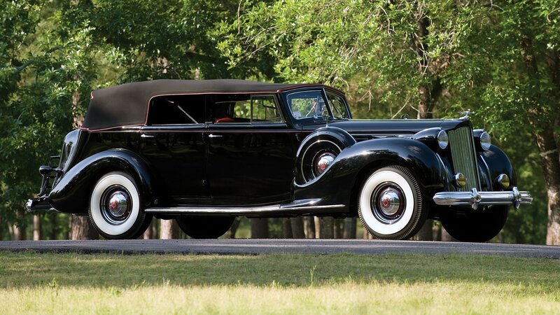 Black Vintage Convertible — Serene, Afternoon, Photograph, Car, Road