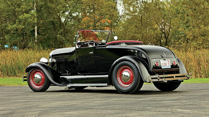 Black Vintage Convertible — Serene, Autumn