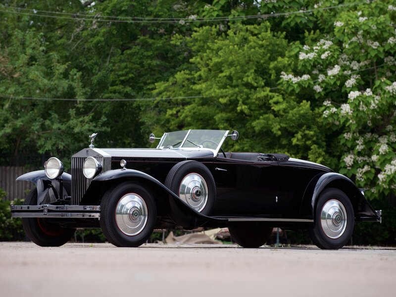 Black Vintage Convertible — Serene, Spring