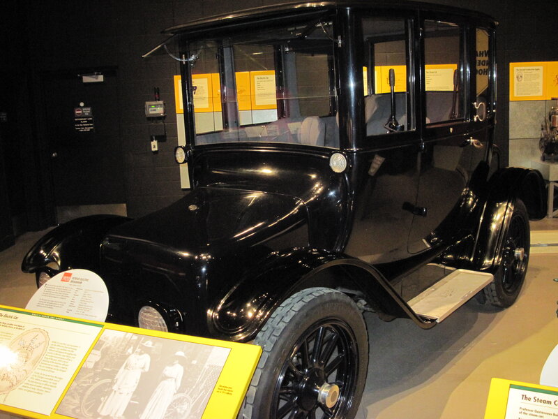 Black Vintage Electric Car