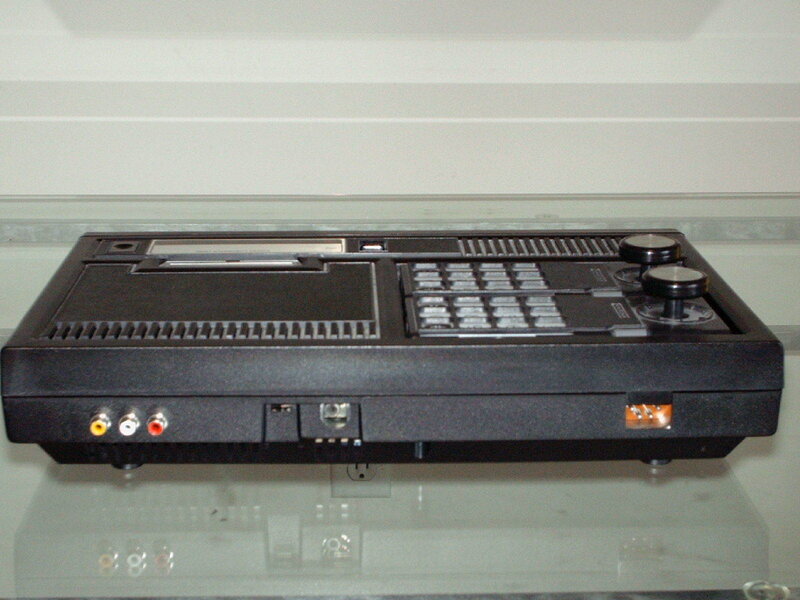 black vintage electronic device