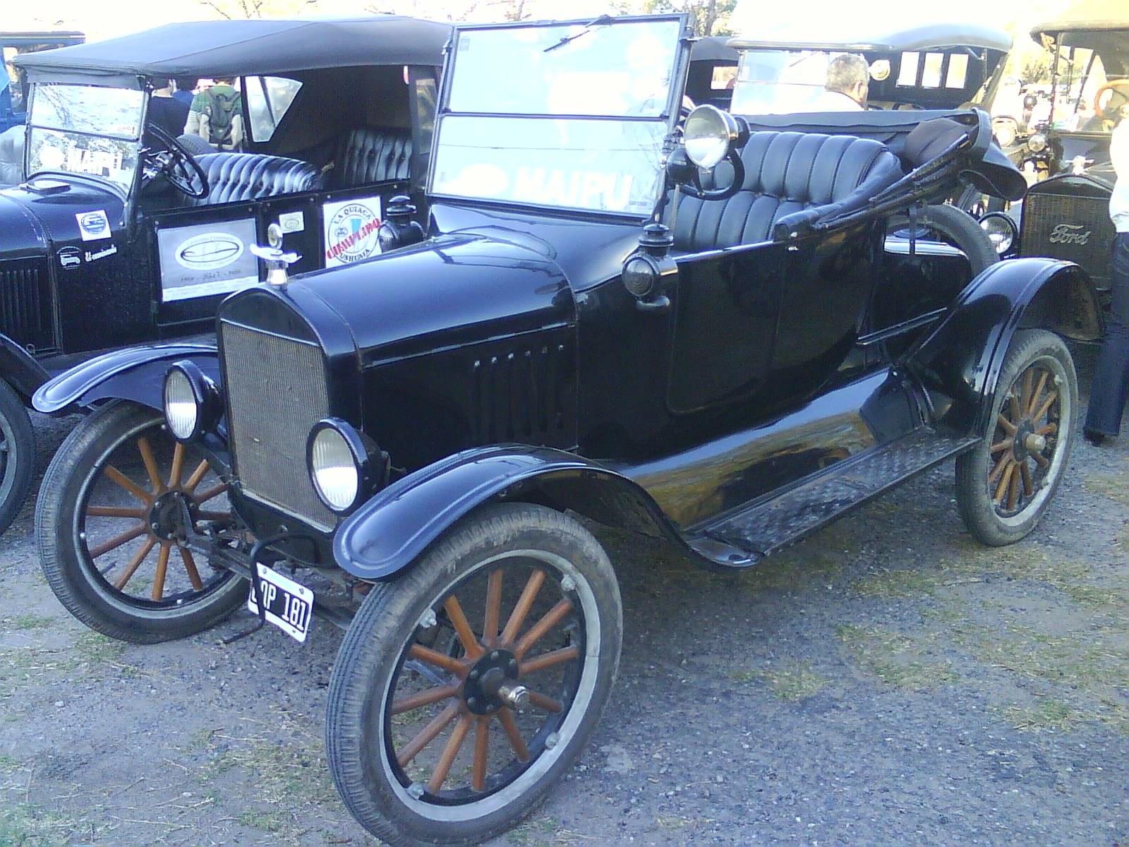 Black vintage Ford car