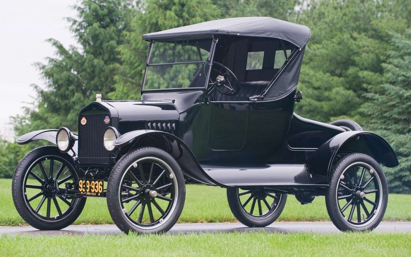 Black vintage Ford Model T
