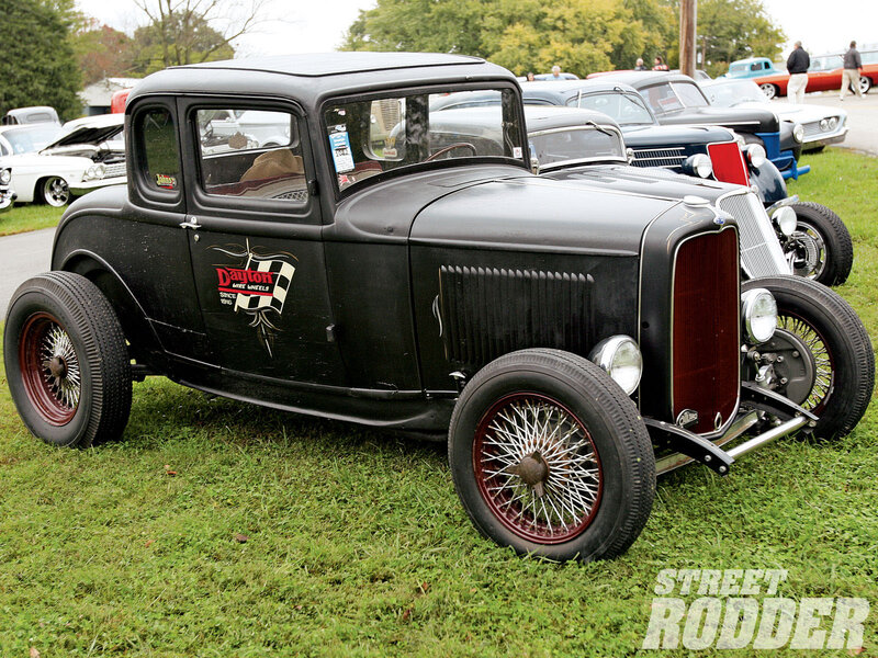 Black Vintage Hot Rod — Calm, Autumn