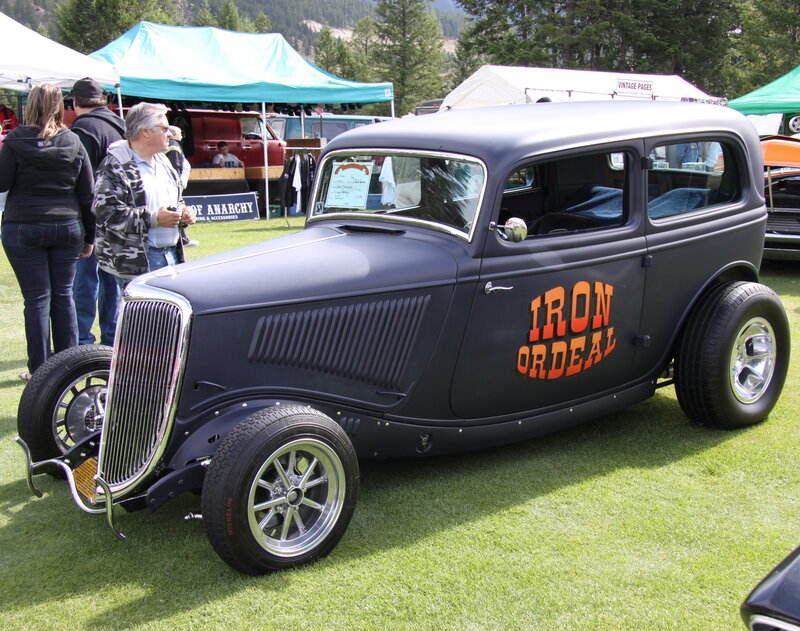 Black Vintage Hot Rod — Outdoor