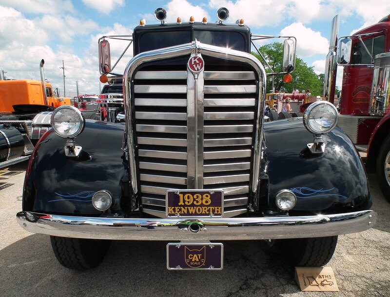 Black Vintage Kenworth Truck