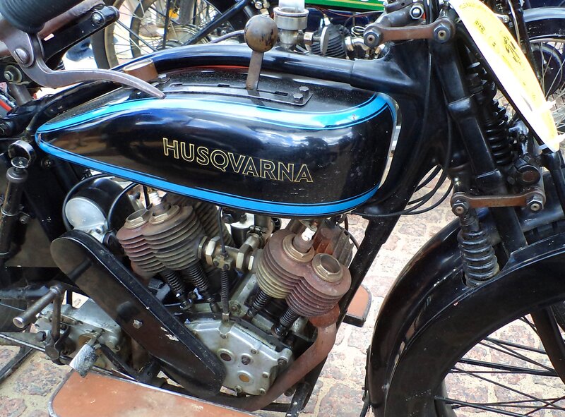 Black Vintage Motorcycle — Mechanical