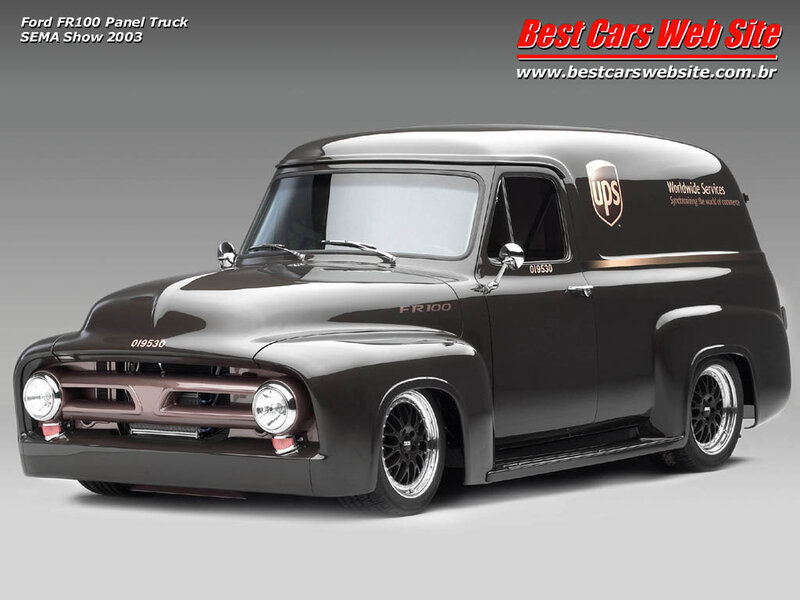 Black Vintage Panel Truck