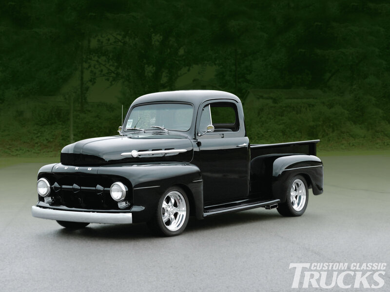 Black Vintage Pickup Truck — Calm, Photograph