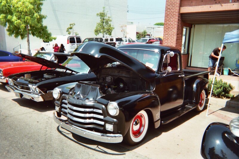 Black Vintage Pickup Truck — Outdoor