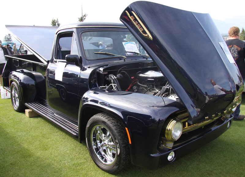 Black Vintage Pickup Truck — Showcase