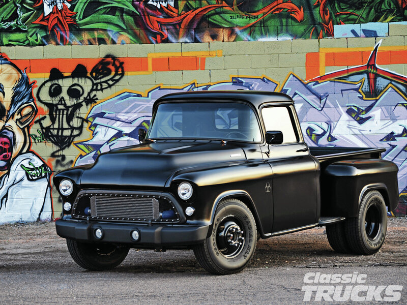 Black Vintage Pickup Truck — Urban