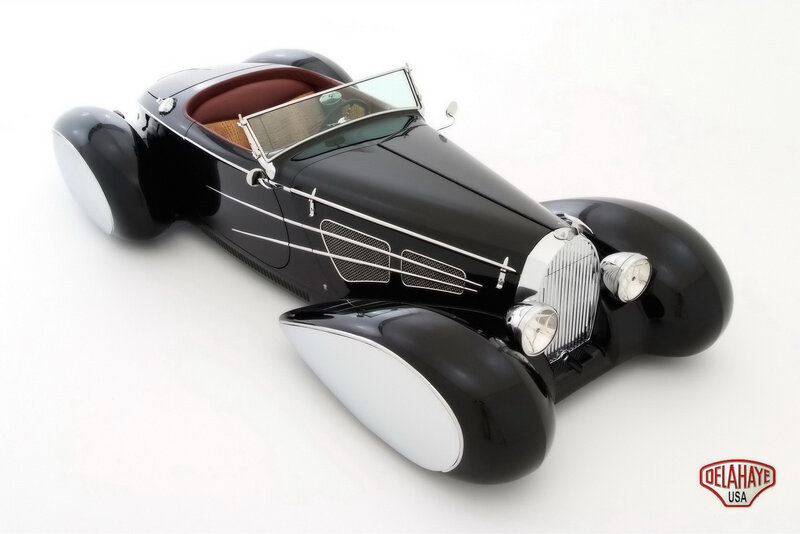 Black Vintage Race Car — Clean
