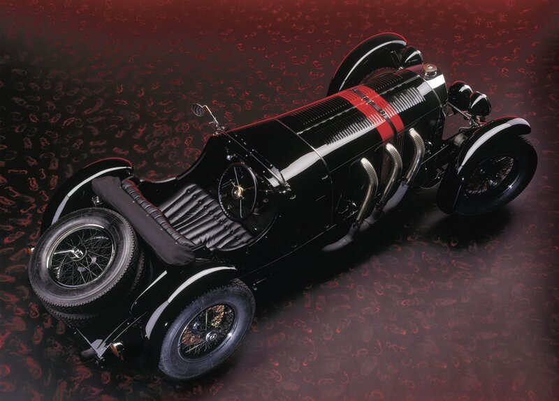 Black Vintage Race Car — Dramatic