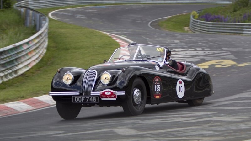 Black Vintage Race Car — Dynamic