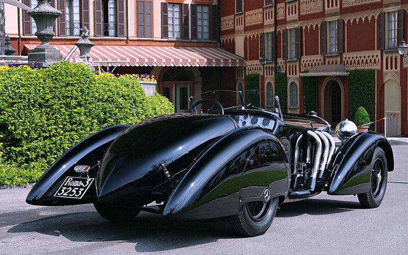 Black Vintage Race Car — Serene, Afternoon, Photograph