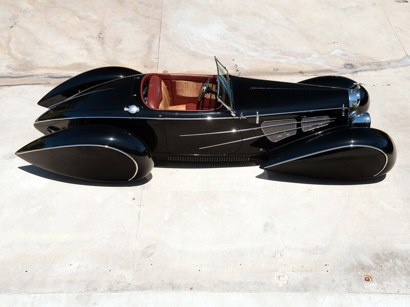 Black Vintage Race Car — Serene