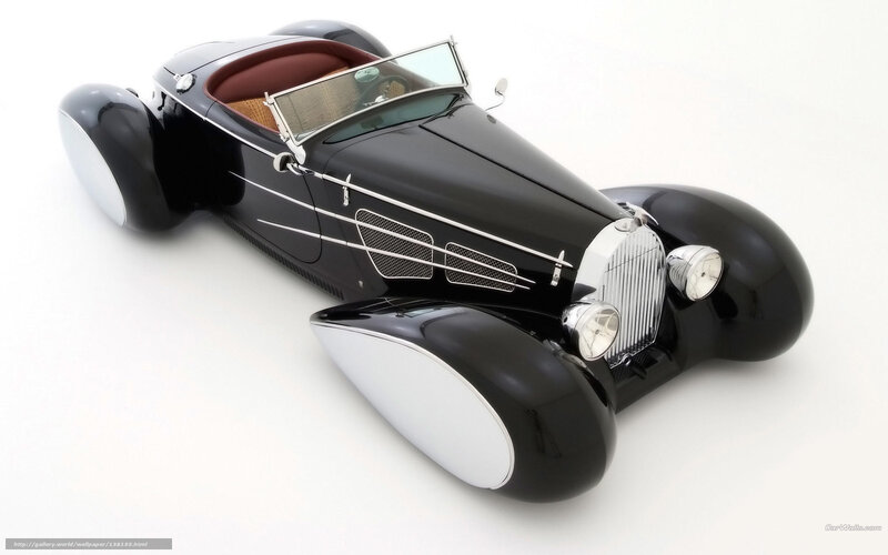 Black Vintage Race Car — Sleek