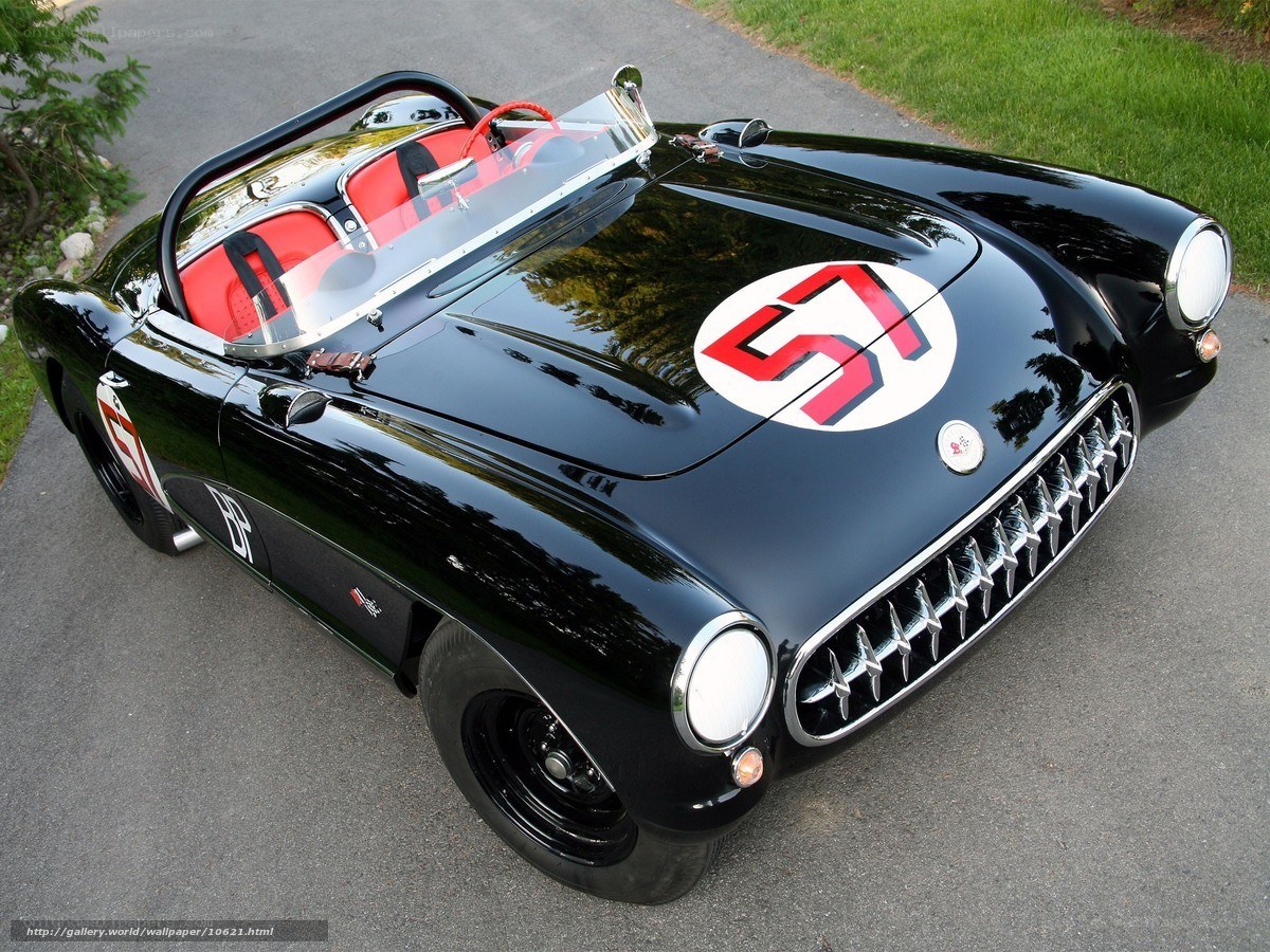 Black vintage race car