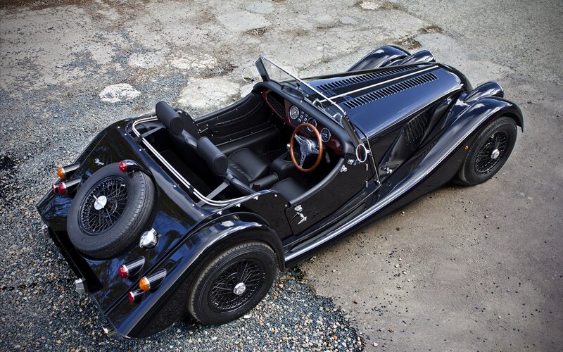 Black Vintage Roadster — Classic