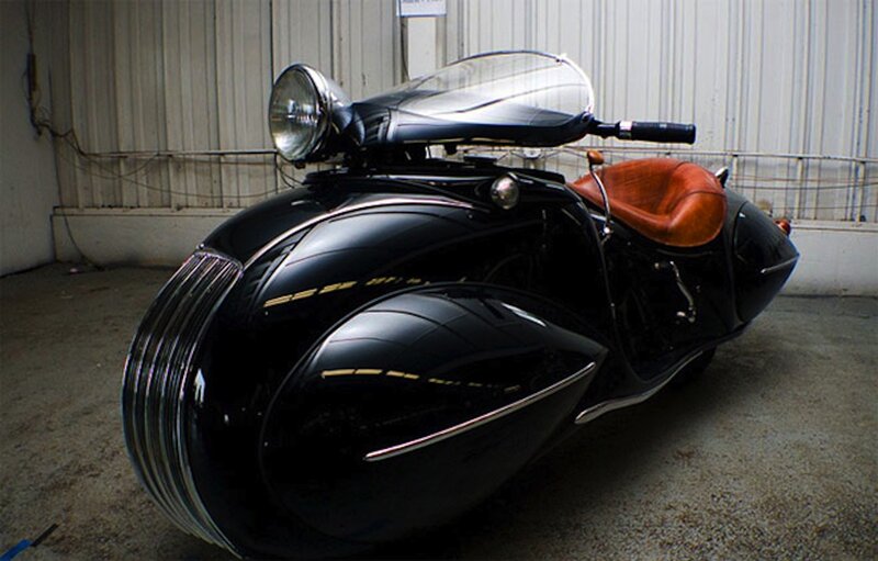 Black Vintage Scooter