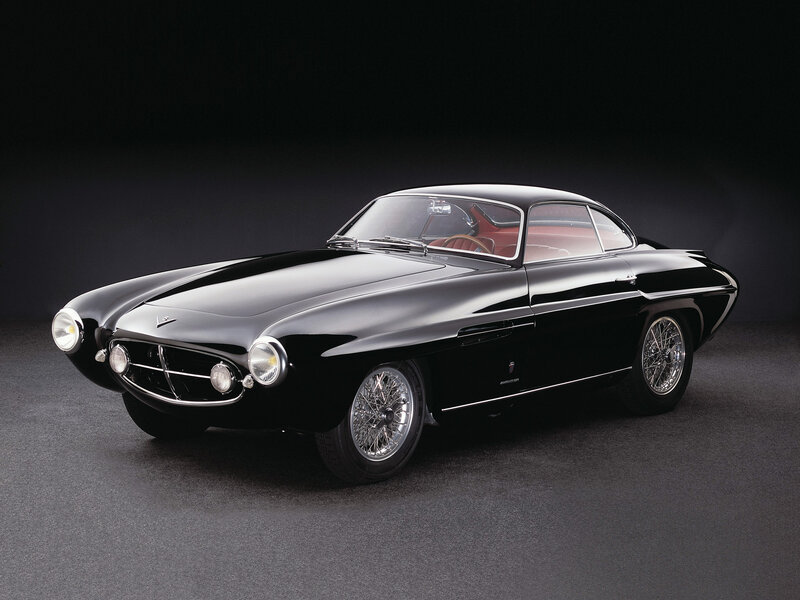 Black Vintage Sports Car — Dramatic