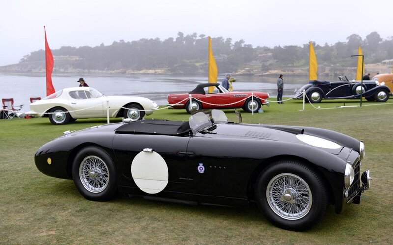 Black Vintage Sports Car — Serene, Morning
