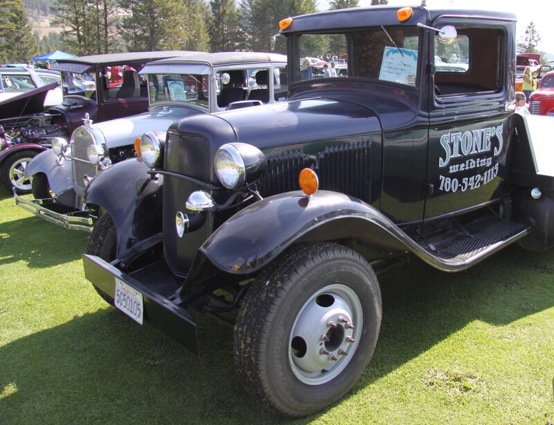 Black Vintage Truck — Outdoor