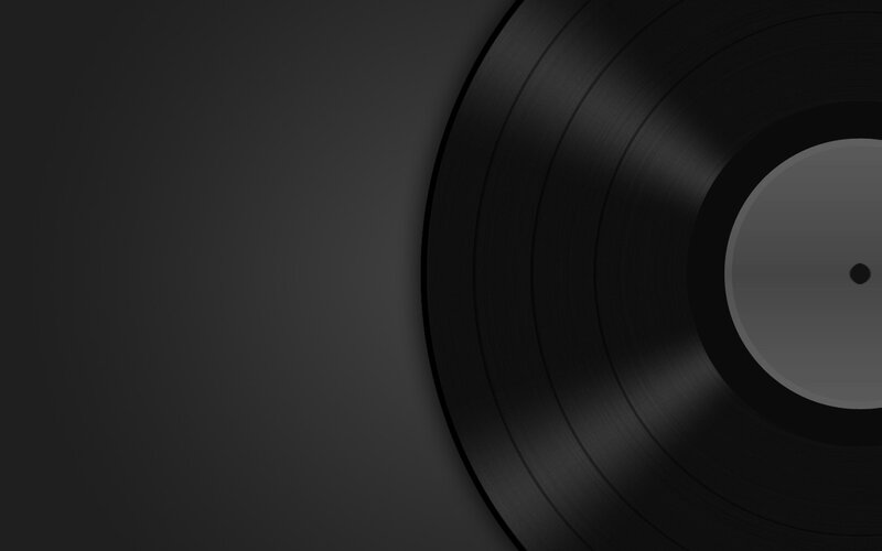 black vinyl record
