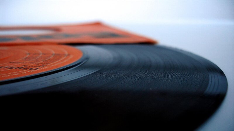 Black Vinyl Record — Neutral