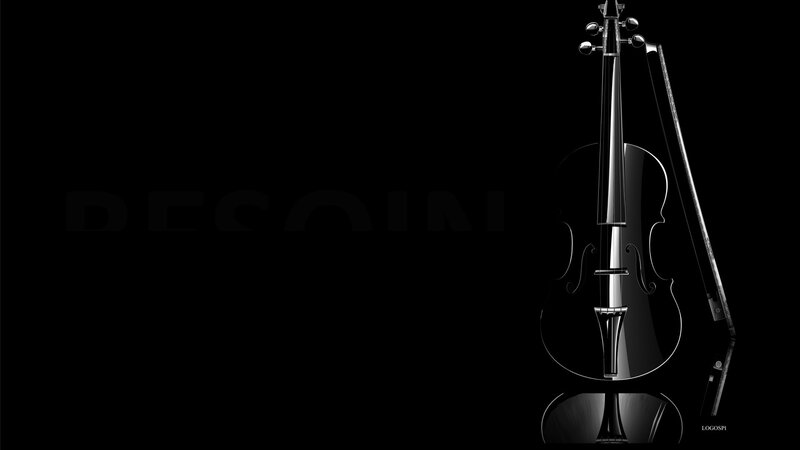 Black Violin and Bow — Dramatic