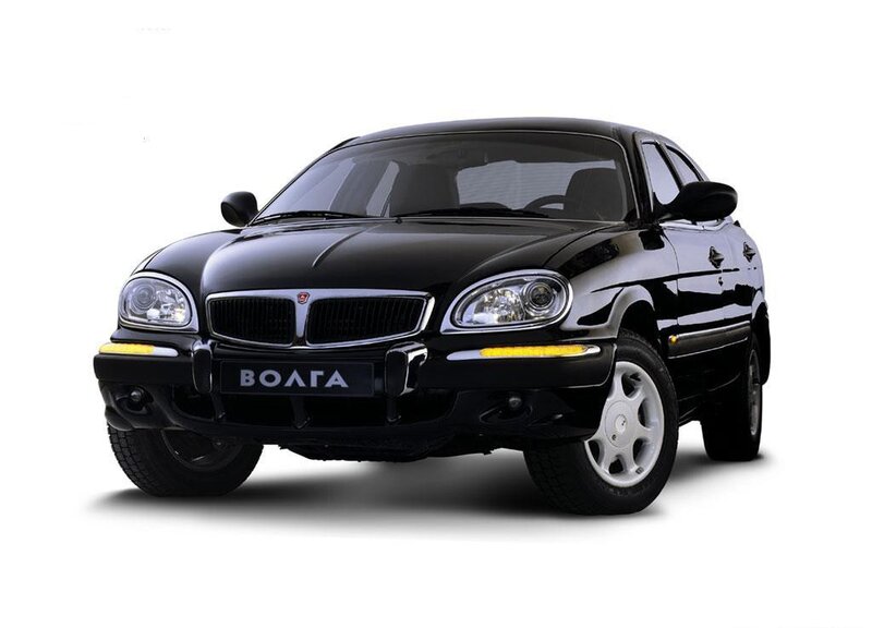 Black Volga car
