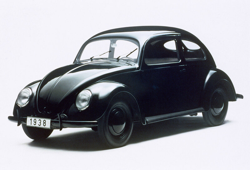 Black Volkswagen Beetle car
