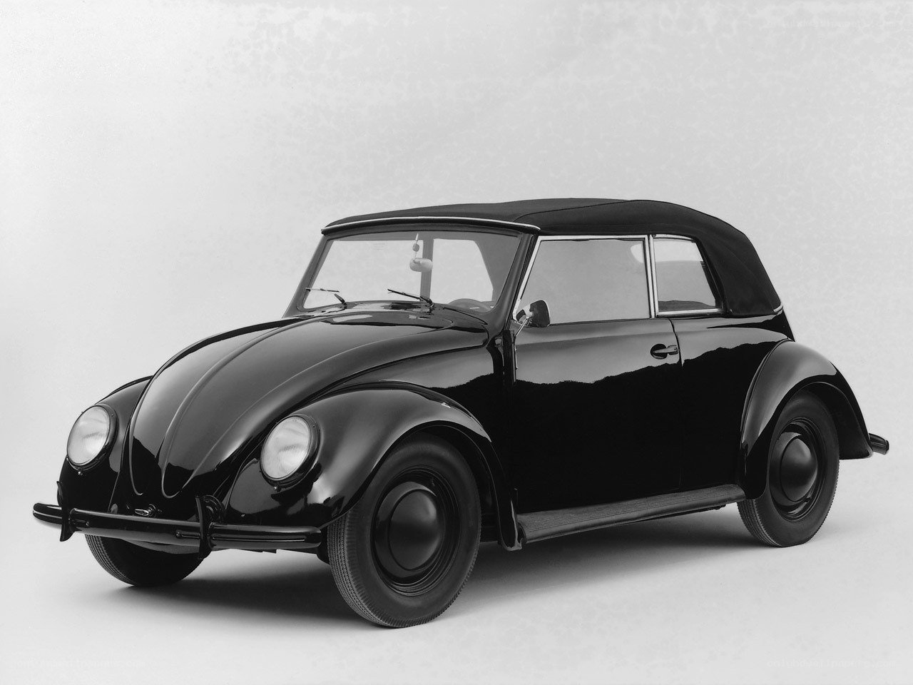 Black Volkswagen Beetle Convertible