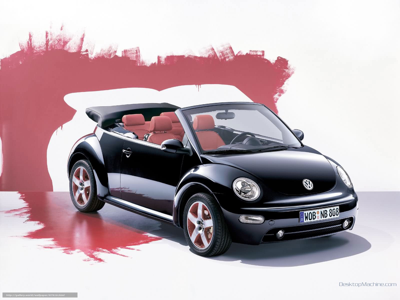 Black Volkswagen Beetle Convertible