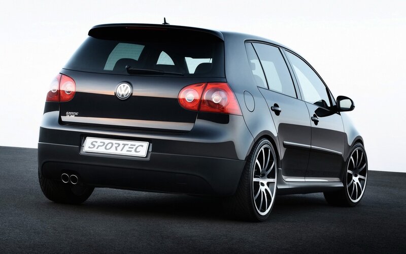 Black Volkswagen Golf GTI