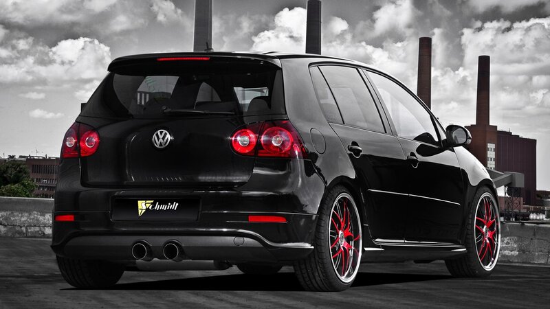Black Volkswagen Golf GTI
