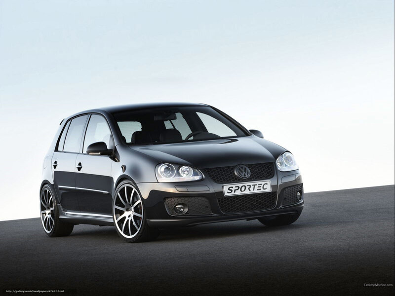 Black Volkswagen Golf GTI